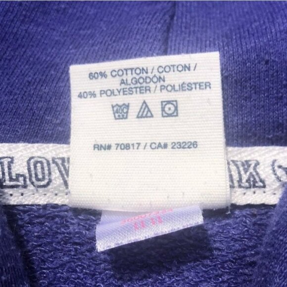 PINK Victoria's Secret "Love Pink" Hoodie Small Pullover Sweatshirt - Picture 6 of 10